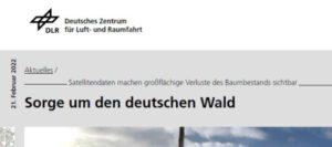 DLR Satellitenauswertung Deutscher Wald